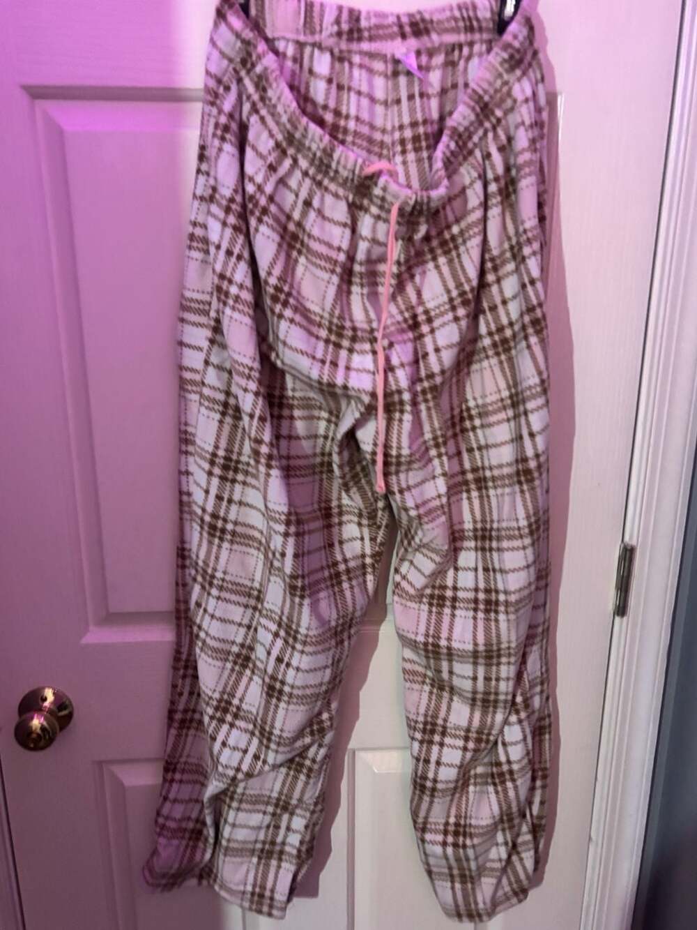 Just Be... Fleece Pajama Pants Size 1X Plaid